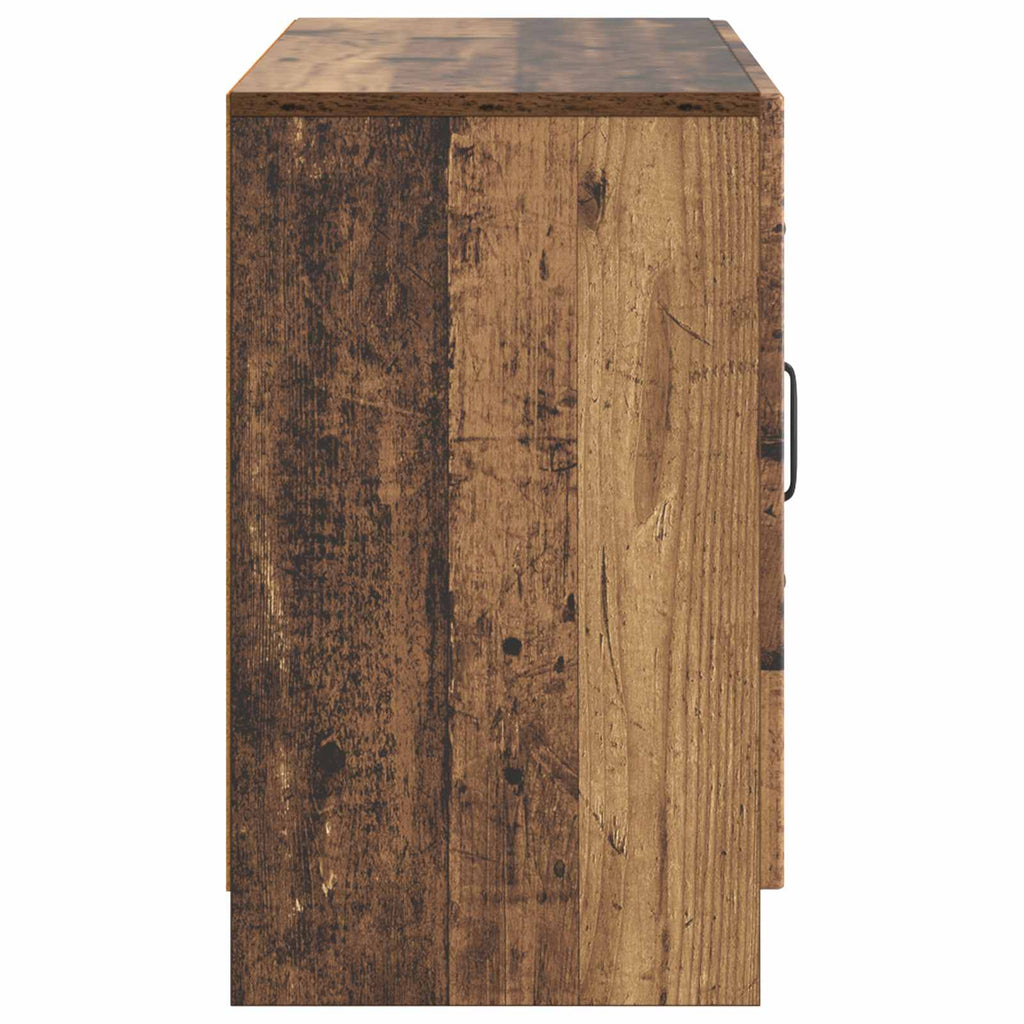 Aparador con cajón Madera envejecida 89 x 34,5 x 57 cm