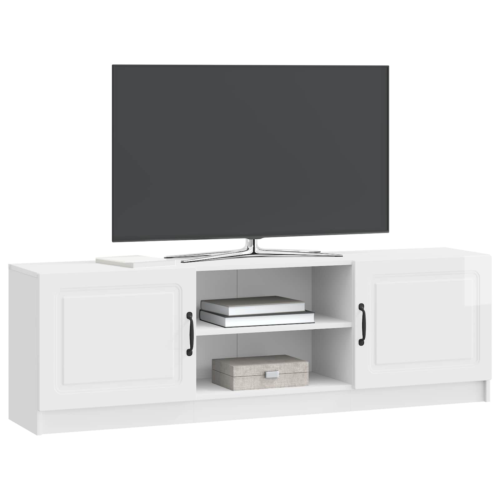 Mueble de TV Brillante 150 x 31 x 47 cm Madera de Ingeniería