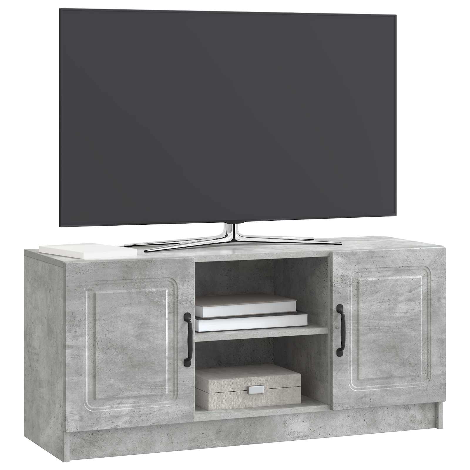 Mueble de TV Gris Hormigón 102 x 34,5 x 47 cm