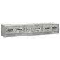 High Gloss TV Cabinet 147 x 34.5 x 27 cm Engineered Wood
