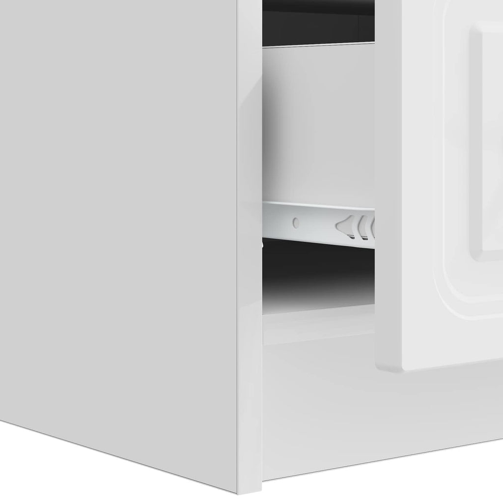Mueble de TV Brillante 147 x 34,5 x 27 cm Madera de Ingeniería