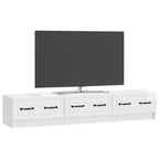 Mueble de TV Brillante 147 x 34,5 x 27 cm Madera de Ingeniería