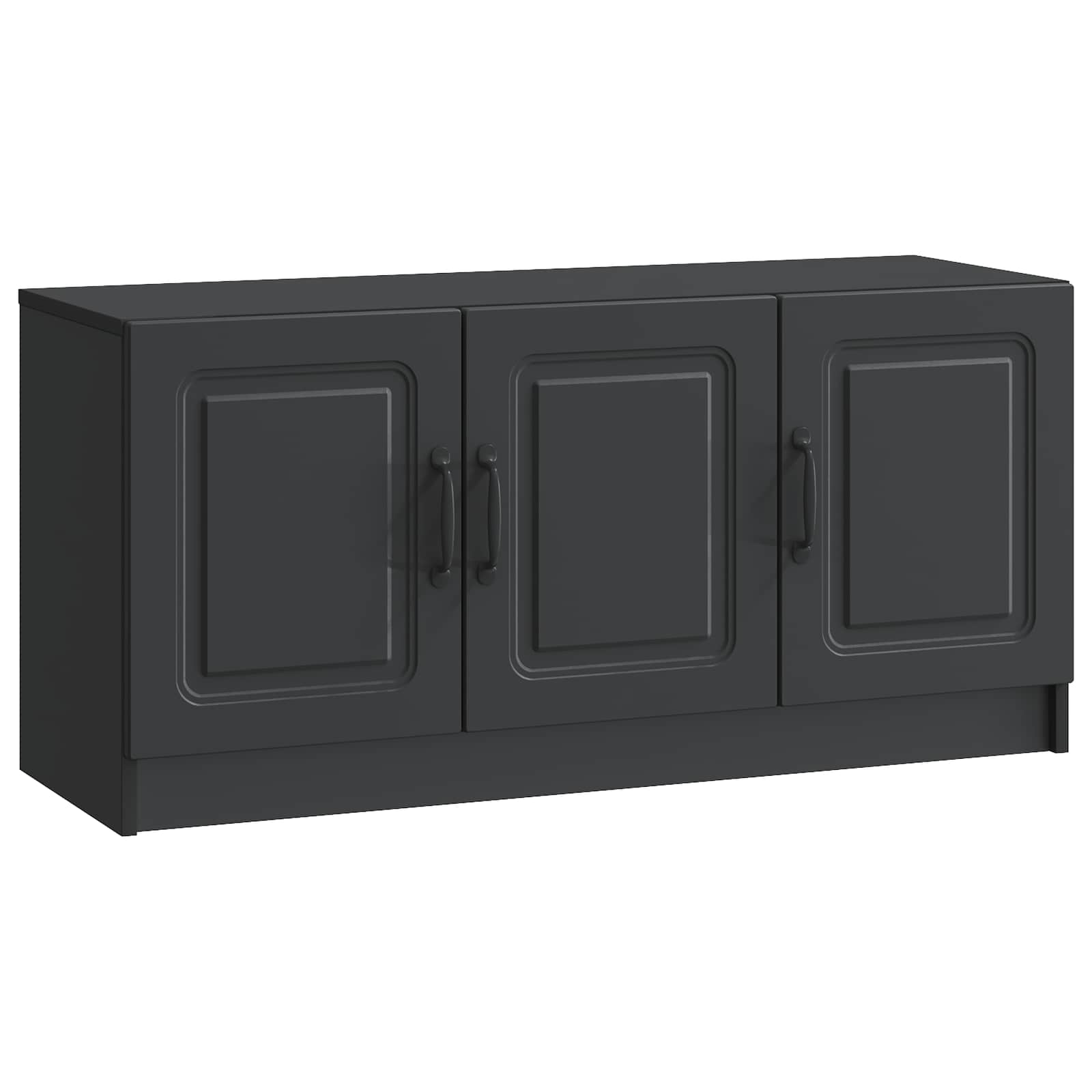 Gabinete de TV Roble Negro 102 x 32 x 35.5 cm