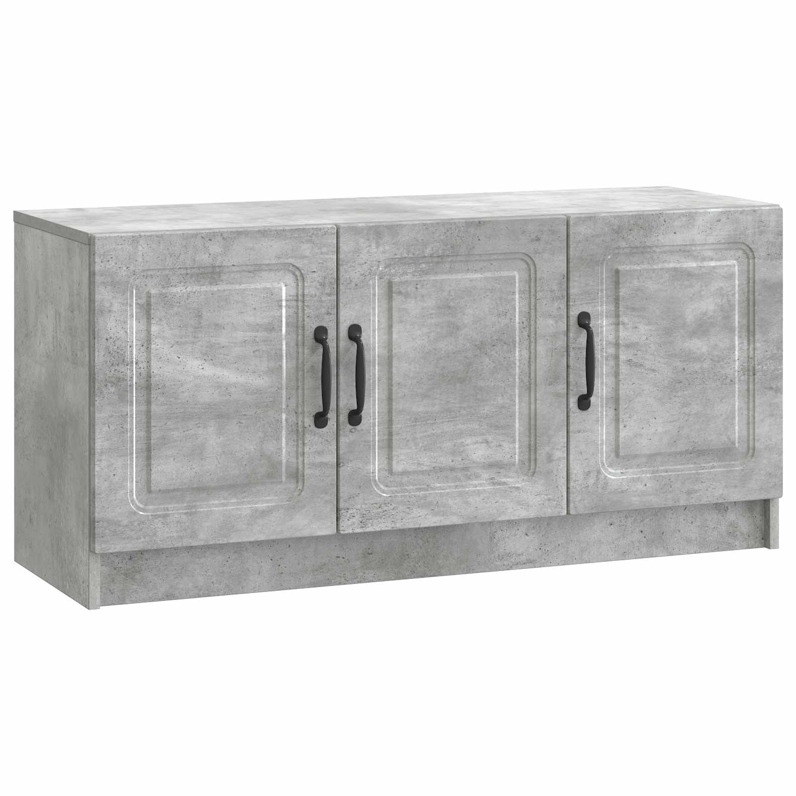 Gabinete de TV Roble Negro 102 x 32 x 35.5 cm