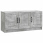 Gabinete de TV Roble Negro 102 x 32 x 35.5 cm