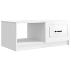 Mesa de Café Brillante 90 x 50 x 37 cm Madera de Ingeniería
