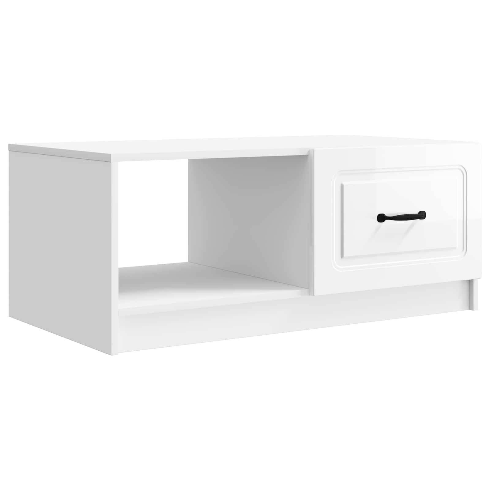 Mesa de Café Brillante 90 x 50 x 37 cm Madera de Ingeniería
