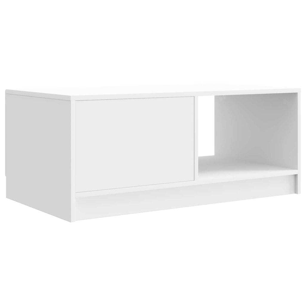 Mesa de Café Brillante 90 x 50 x 37 cm Madera de Ingeniería