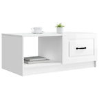 Mesa de Café Brillante 90 x 50 x 37 cm Madera de Ingeniería