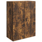 Armario de pared Negro 33 x 34,5 x 90 cm Madera de ingeniería