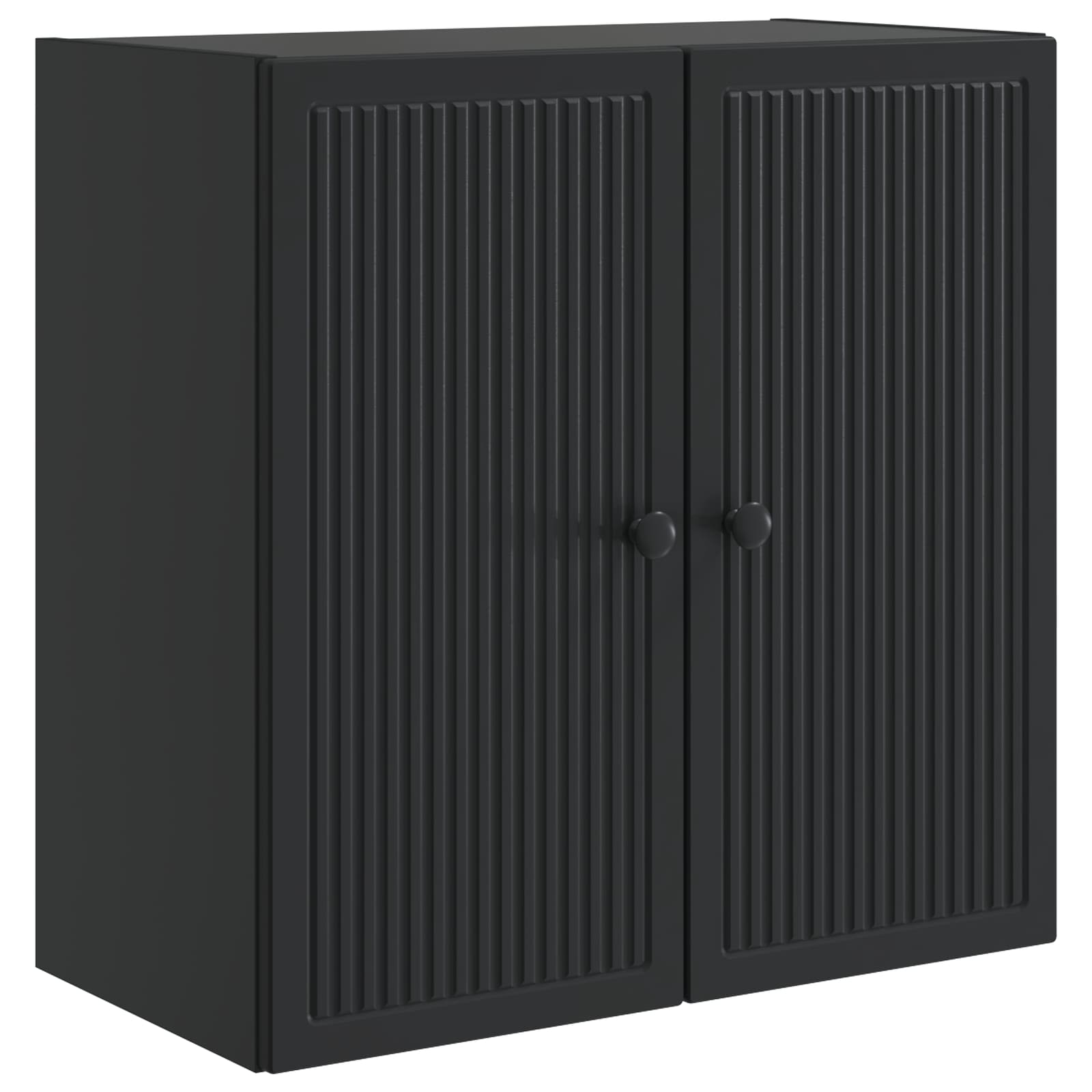 Armario de pared Negro 33 x 34,5 x 90 cm Madera de ingeniería
