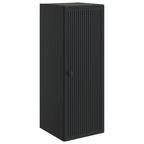 Armario de pared Negro 33 x 34,5 x 90 cm Madera de ingeniería