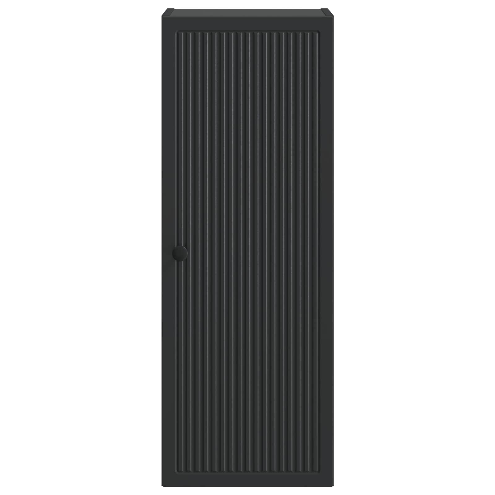 Armario de pared Negro 33 x 34,5 x 90 cm Madera de ingeniería