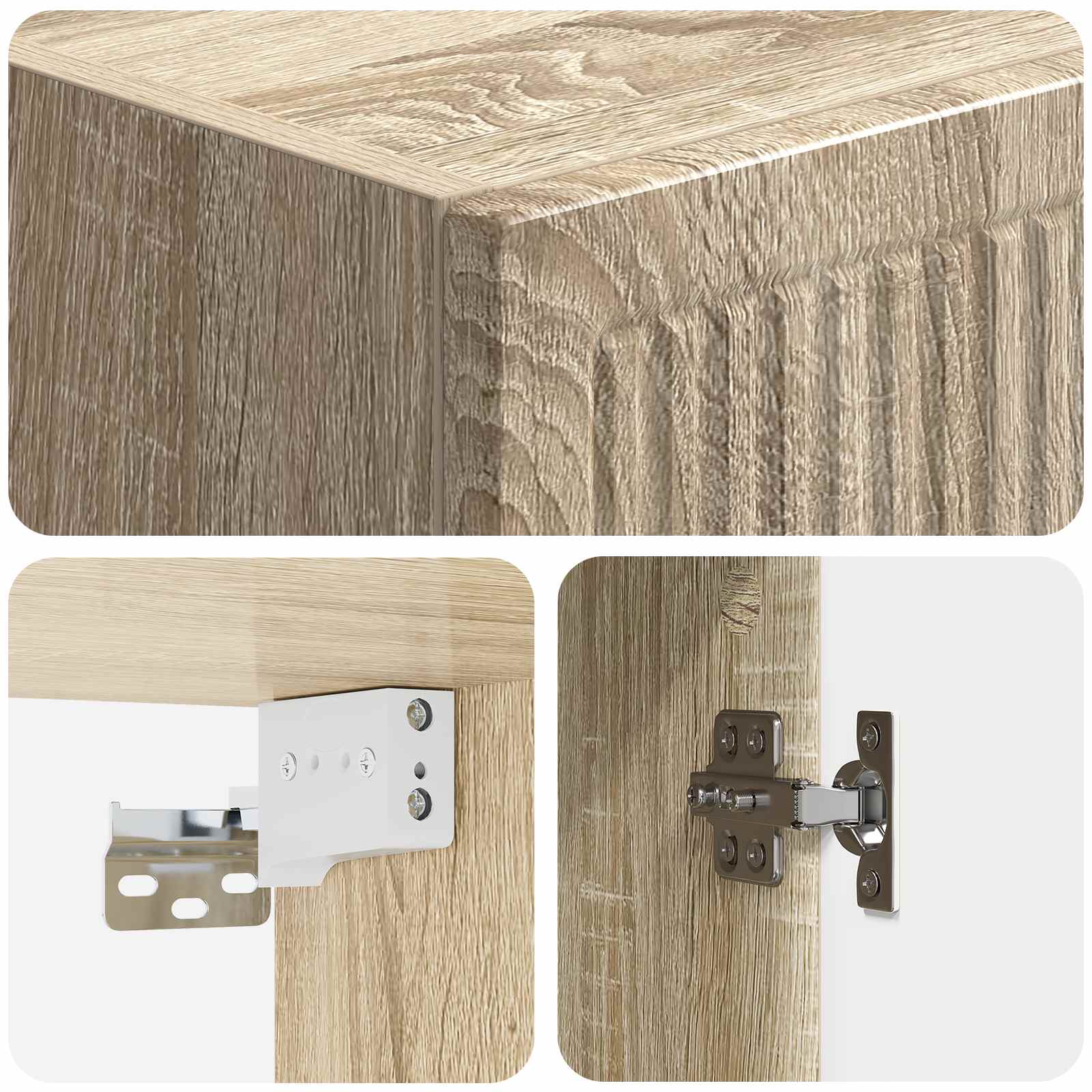 Armario de pared Roble Sonoma 33 x 34,5 x 90 cm