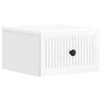Mesita de Noche de Pared 2 pcs Brillante 33 x 34,5 x 20 cm