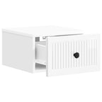 Mesita de Noche de Pared 2 pcs Brillante 33 x 34,5 x 20 cm