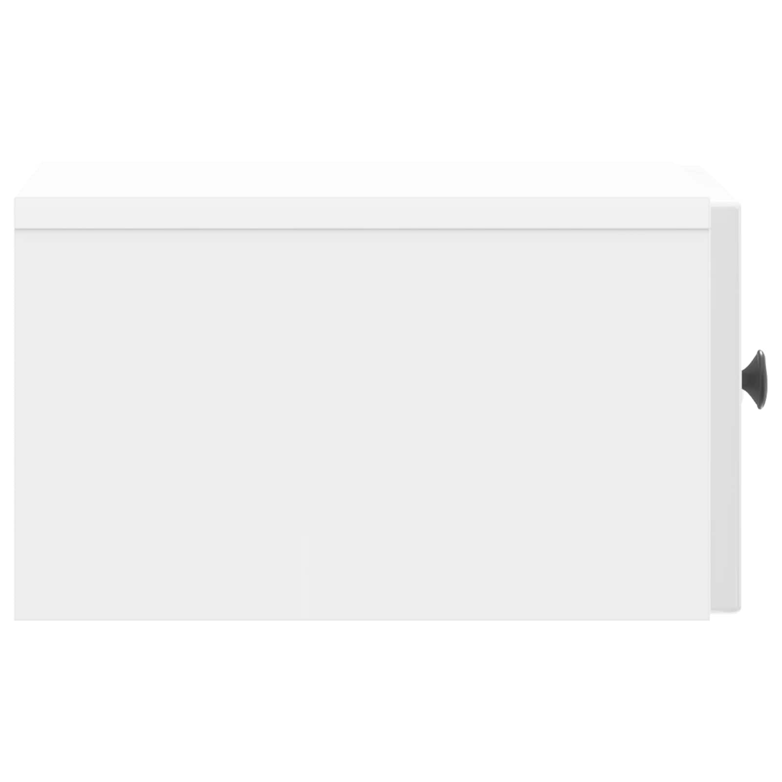 Mesita de Noche de Pared 2 pcs Brillante 33 x 34,5 x 20 cm