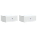 Armario de Noche 2 pcs 49 x 34,5 x 20 cm Madera de Ingeniería