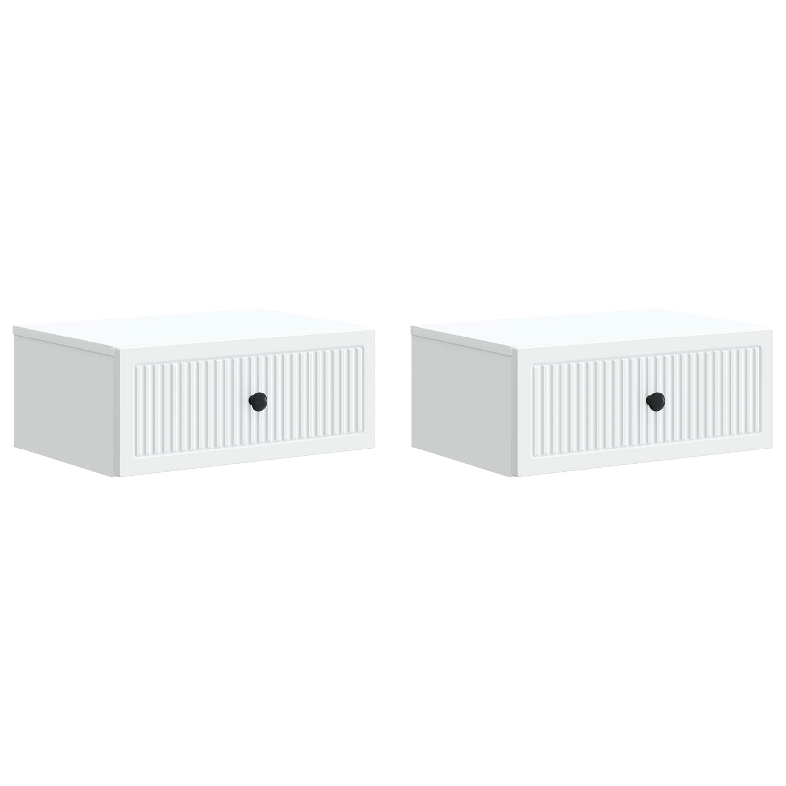 Armario de Noche 2 pcs 49 x 34,5 x 20 cm Madera de Ingeniería