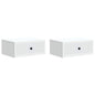 Armario de Noche 2 pcs 49 x 34,5 x 20 cm Madera de Ingeniería