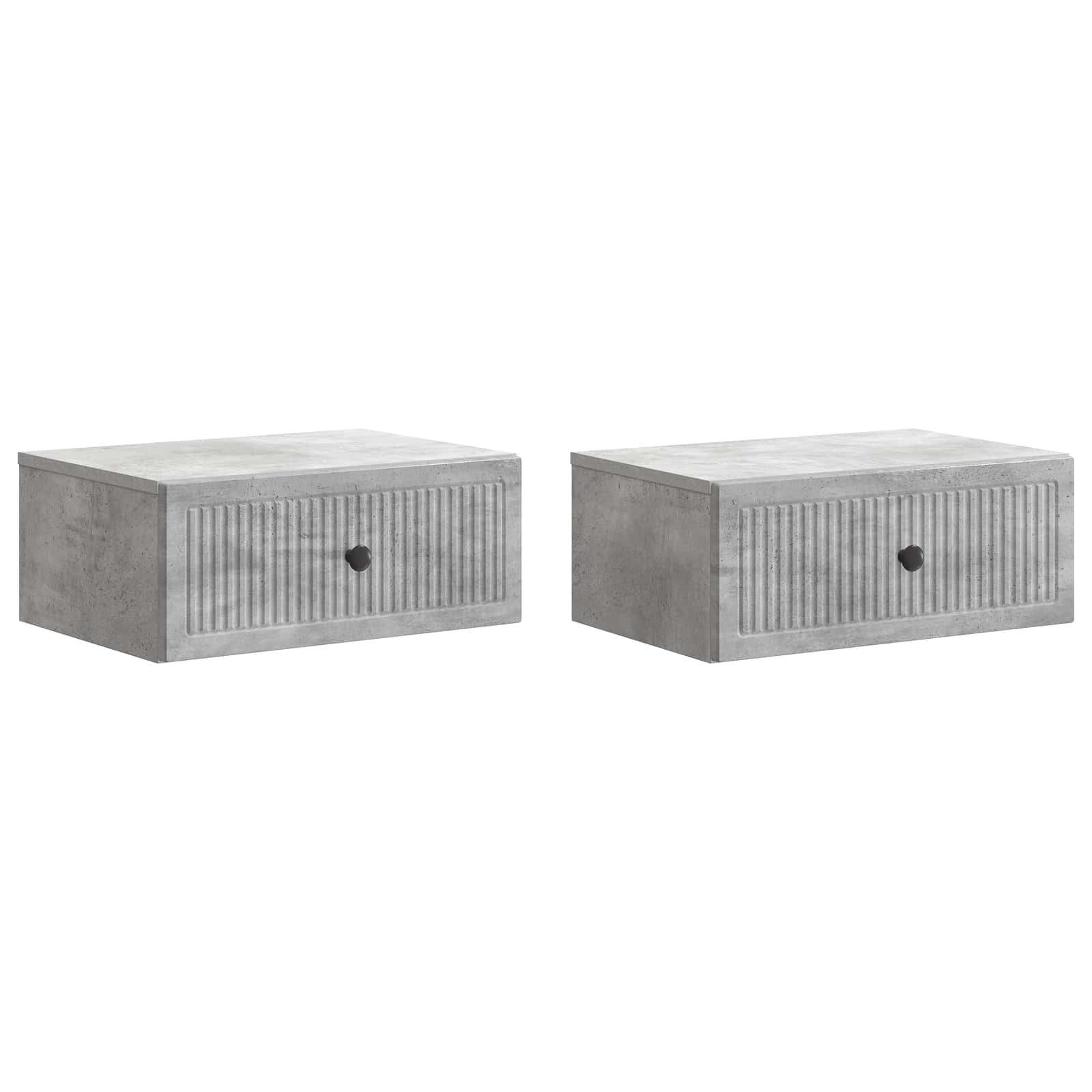 Armario de Noche 2 pcs 49 x 34,5 x 20 cm Madera de Ingeniería
