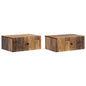 Armario de Noche 2 pcs 49 x 34,5 x 20 cm Madera de Ingeniería