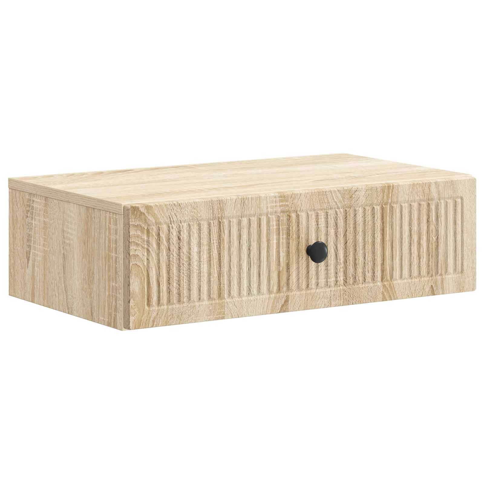 Mesa Lateral Montada en la Pared Roble Sonoma 59 x 34,5 x 17 cm