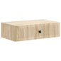 Mesa Lateral Montada en la Pared Roble Sonoma 59 x 34,5 x 17 cm