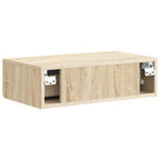 Mesa Lateral Montada en la Pared Roble Sonoma 59 x 34,5 x 17 cm
