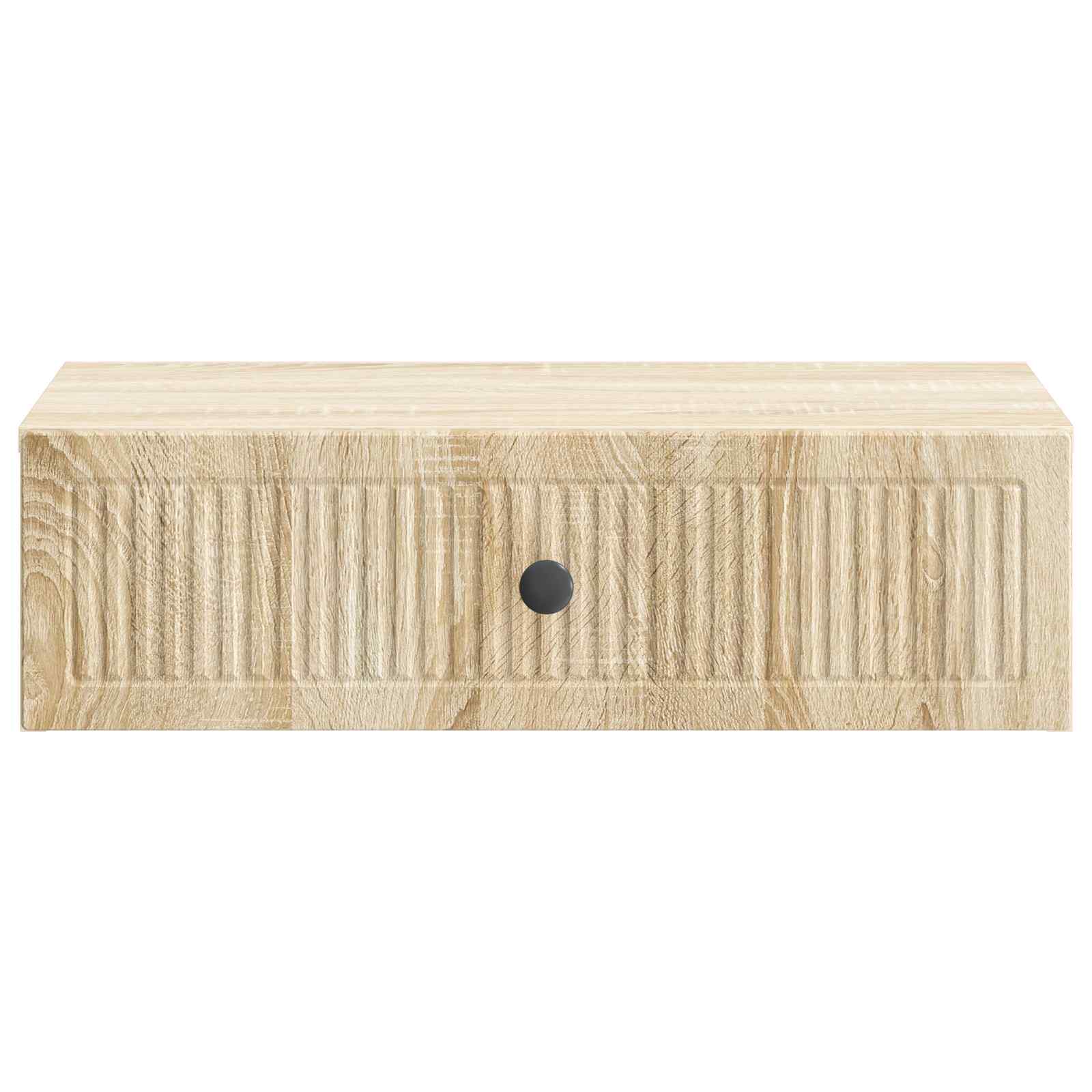 Mesa Lateral Montada en la Pared Roble Sonoma 59 x 34,5 x 17 cm