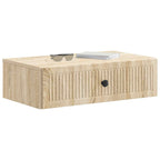 Mesa Lateral Montada en la Pared Roble Sonoma 59 x 34,5 x 17 cm