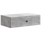 Mesa Lateral Montada en la Pared Gris Hormigón