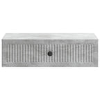 Mesa Lateral Montada en la Pared Gris Hormigón