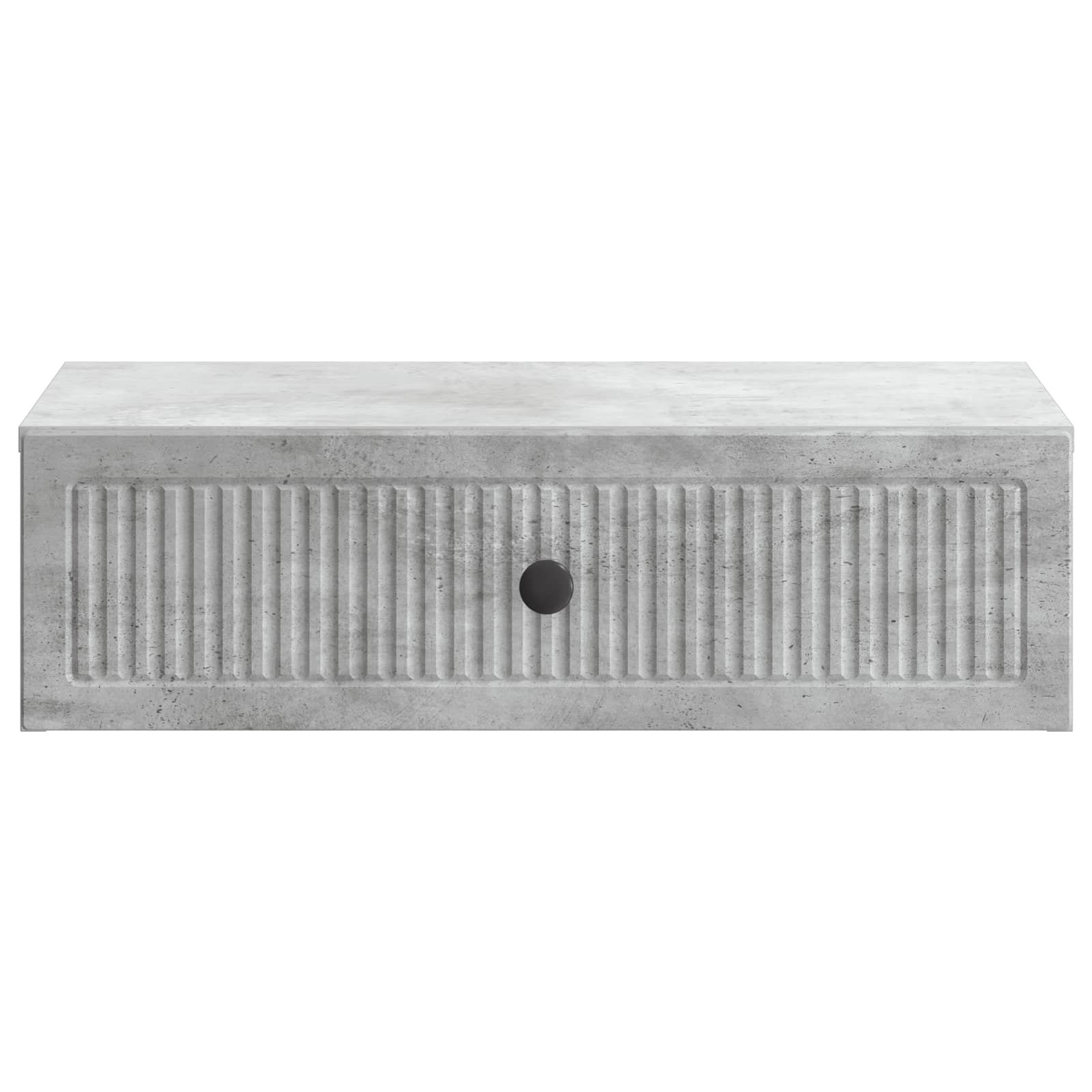 Mesa Lateral Montada en la Pared Gris Hormigón