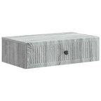 Mesa Lateral Montada en la Pared Gris Sonoma 59 x 34,5 x 17 cm