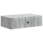 Mesa Lateral Montada na Parede Cinzento Sonoma 59 x 34,5 x 17 cm