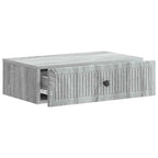 Mesa Lateral Montada en la Pared Gris Sonoma 59 x 34,5 x 17 cm
