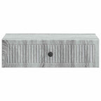 Mesa Lateral Montada en la Pared Gris Sonoma 59 x 34,5 x 17 cm