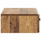 Mesa Lateral Montada en la Pared Madera envejecida