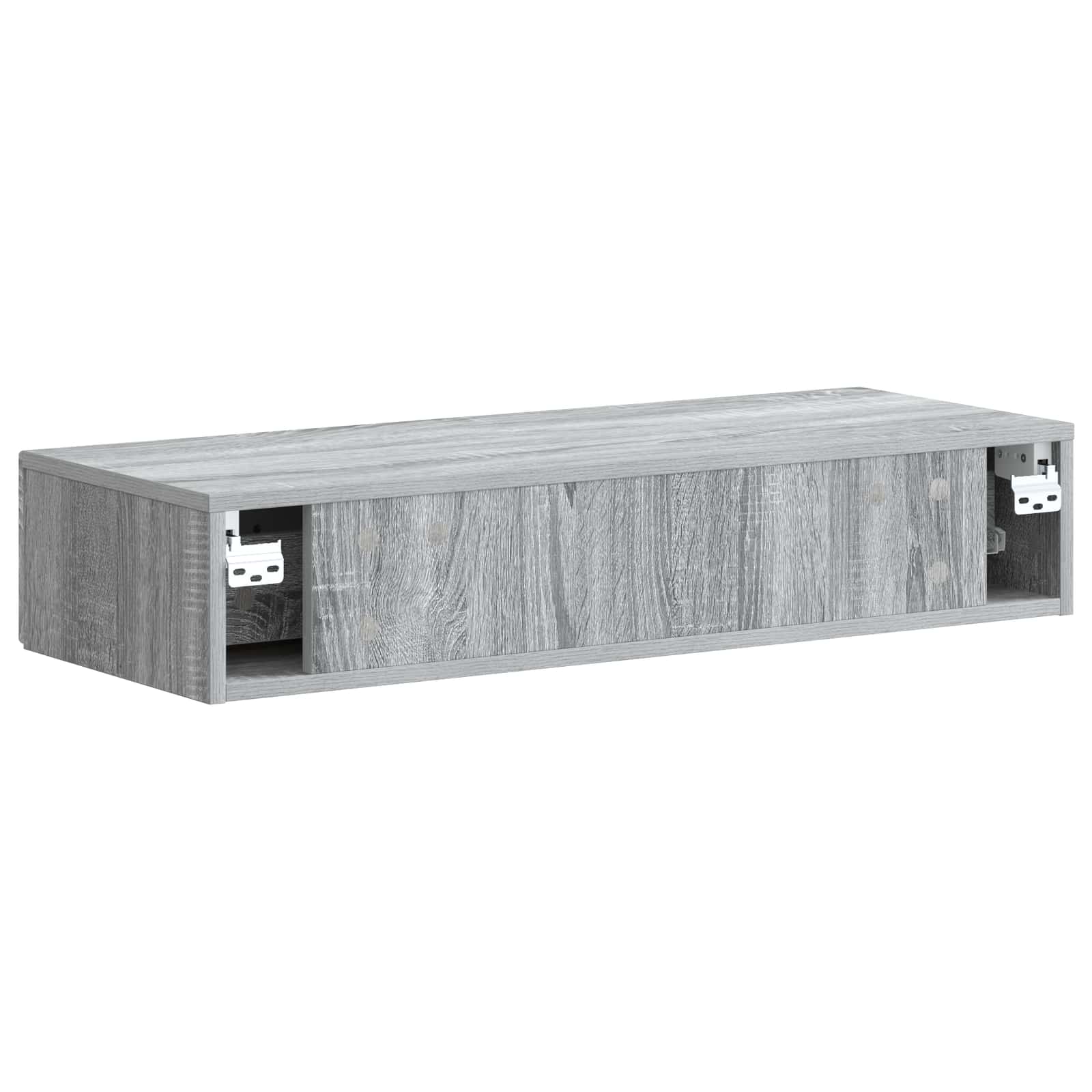 Mesa Lateral Montada en la Pared Gris Sonoma