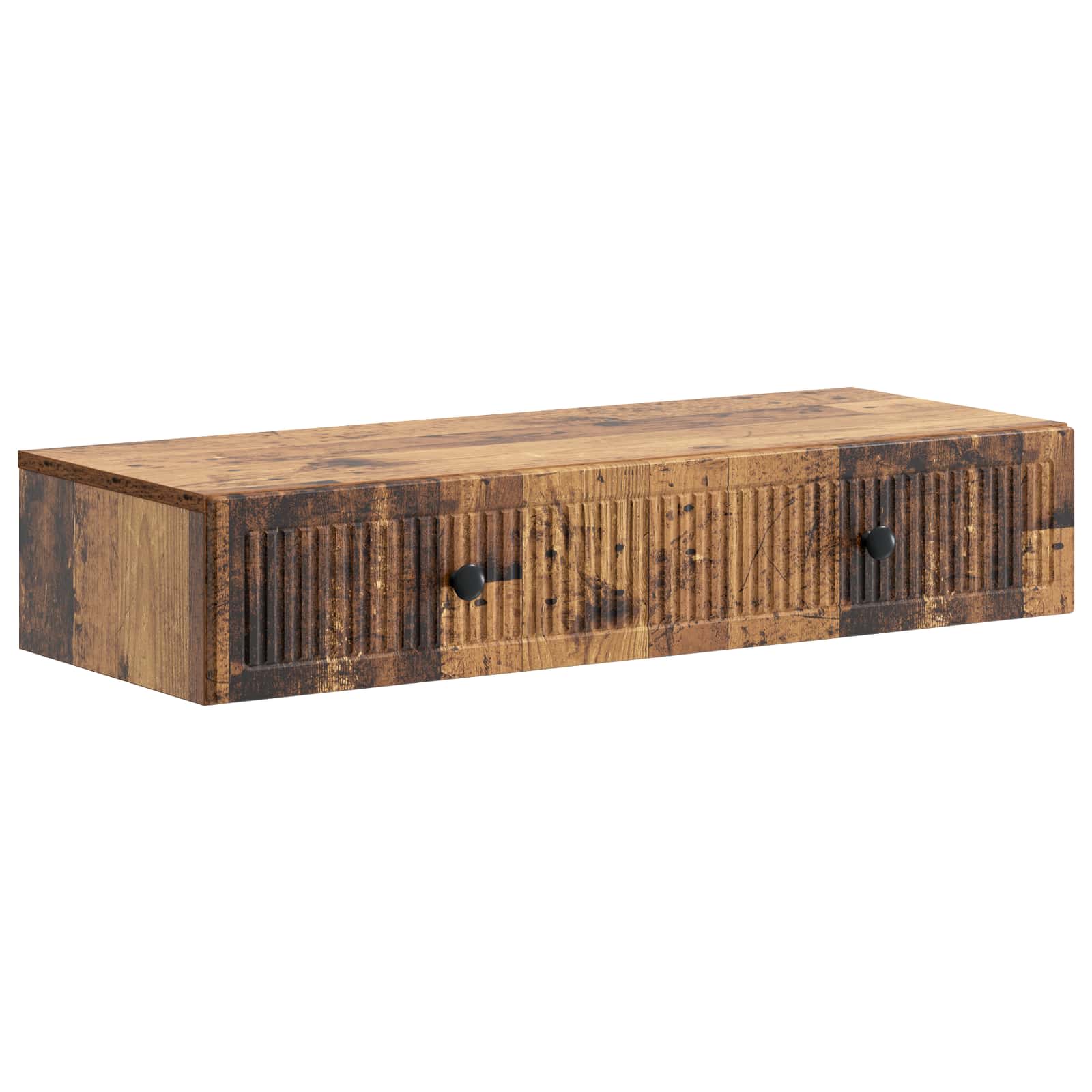 Mesa Lateral Montada en la Pared Madera envejecida