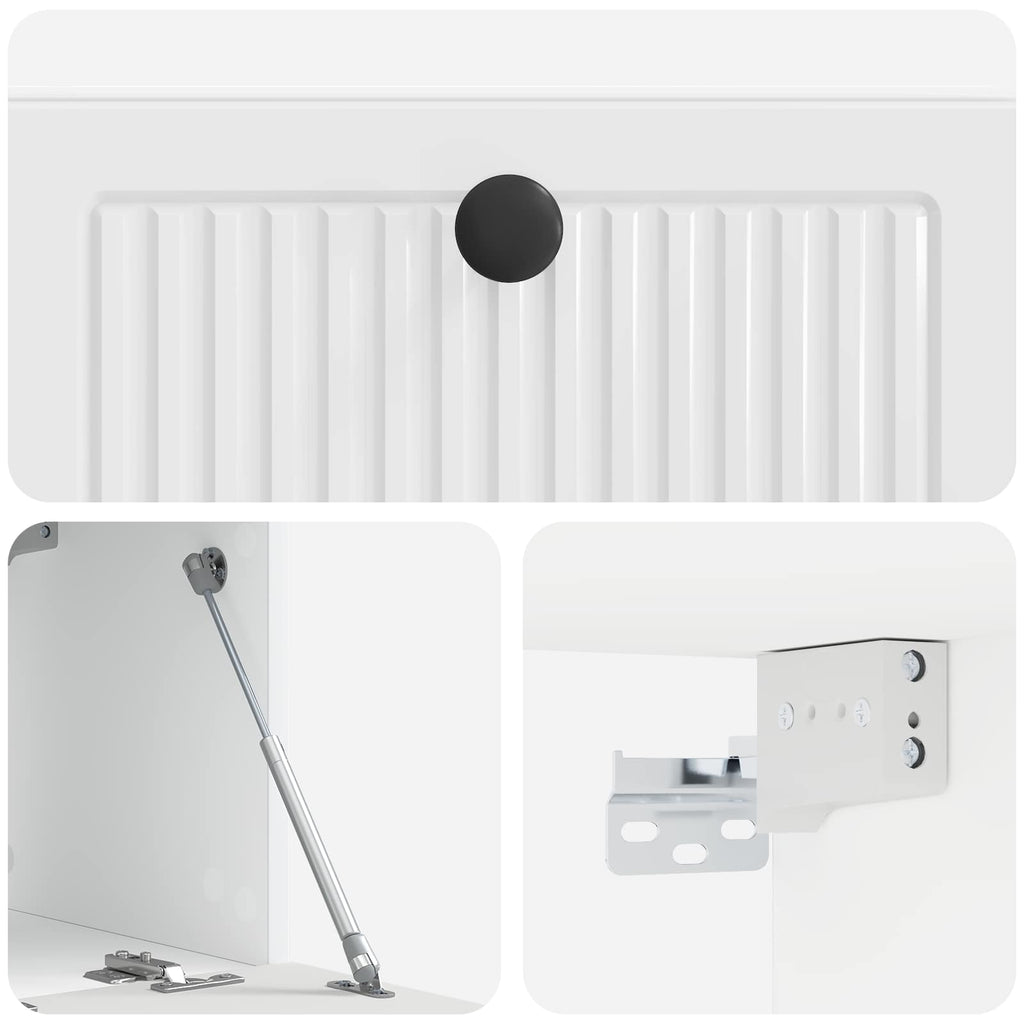 Mueble para TV de pared Brillante 59,5 x 31 x 30 cm