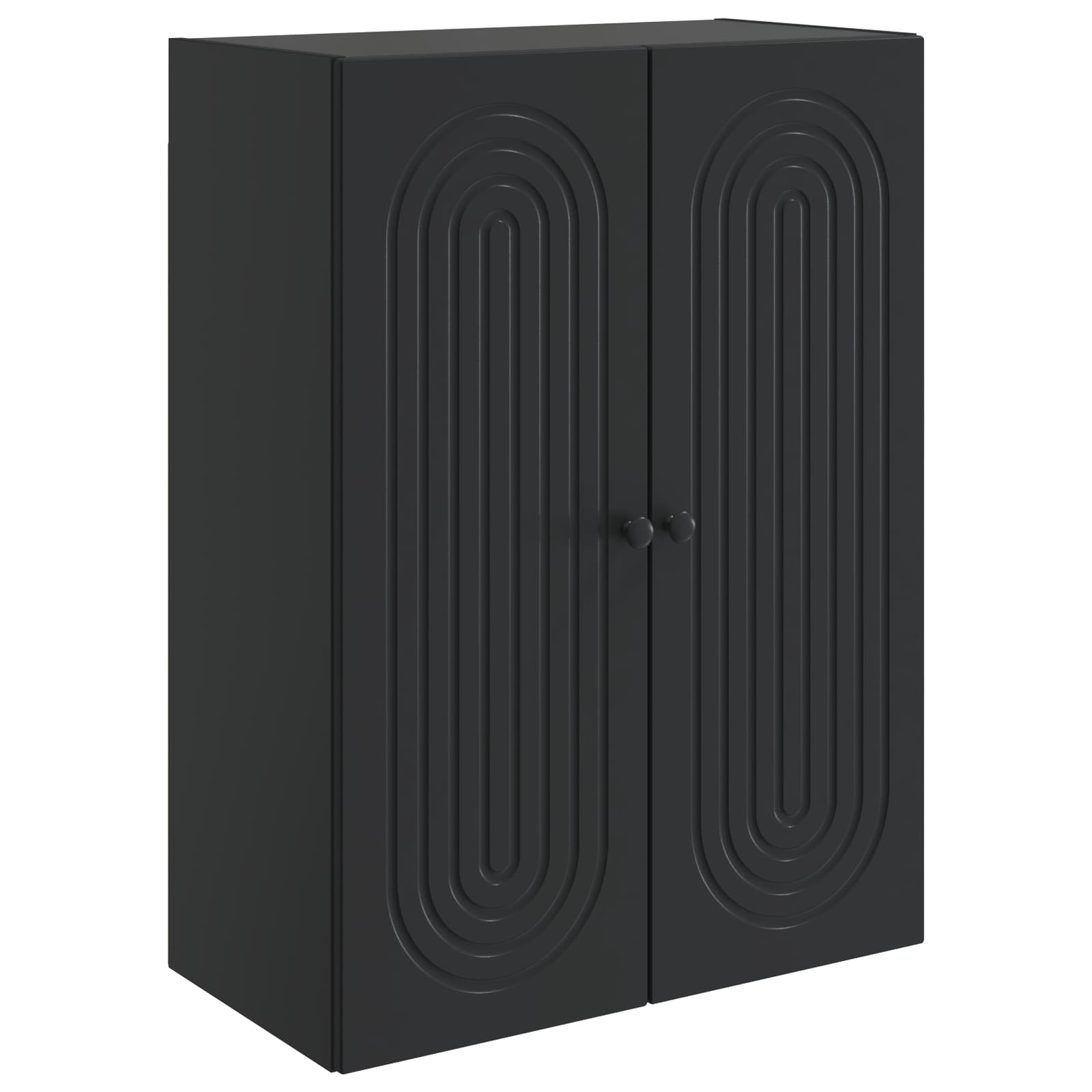Armario de pared Blanco Brillante 33 x 34,5 x 90 cm