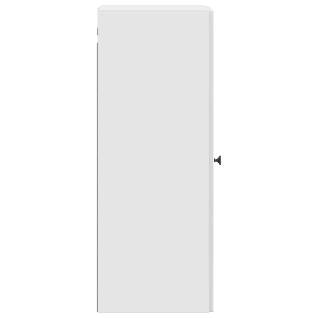 Armario de pared Blanco Brillante 33 x 34,5 x 90 cm