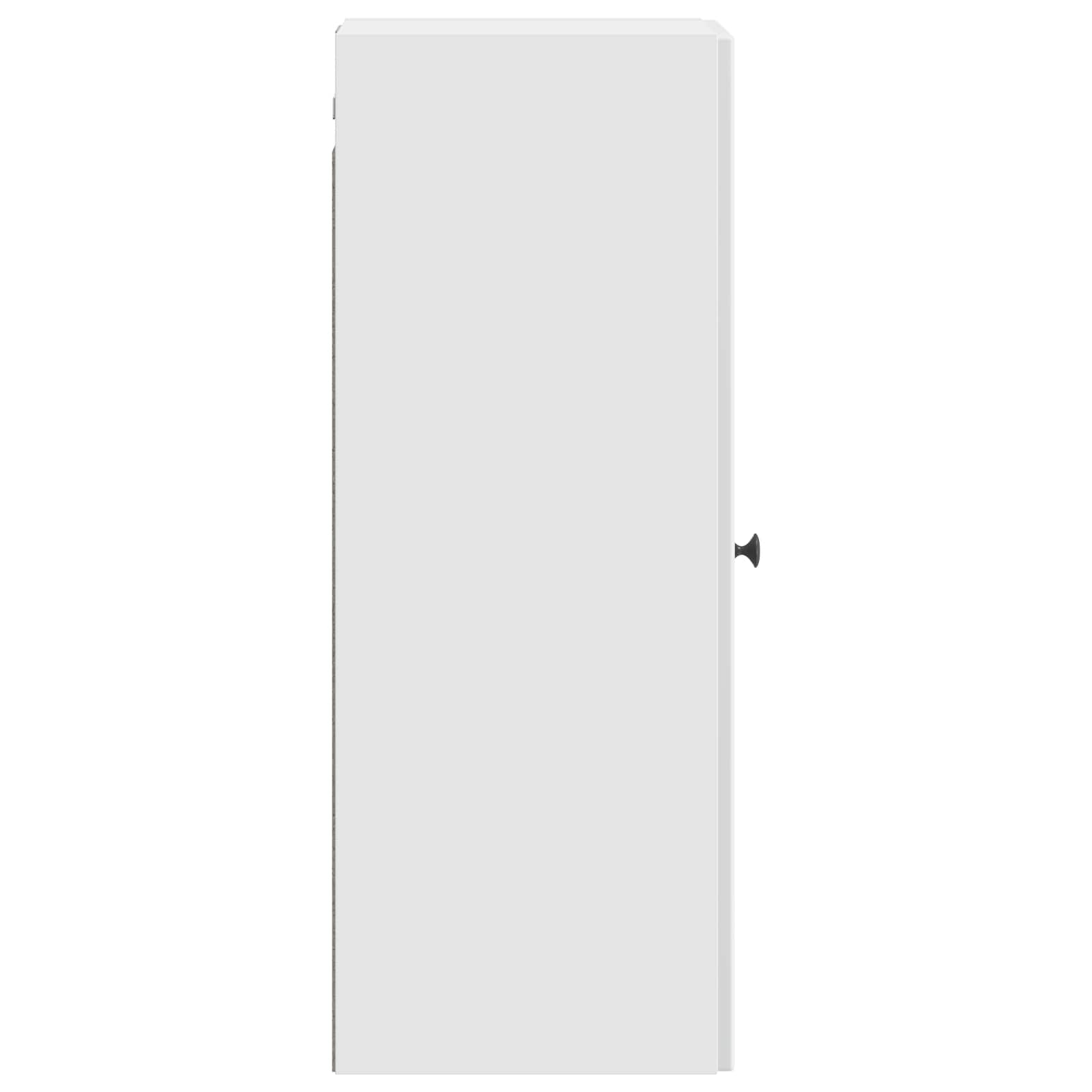 Armario de pared Blanco Brillante 33 x 34,5 x 90 cm