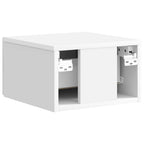 Mesita de Noche de Pared 2 pcs Brillante 33 x 34,5 x 20 cm