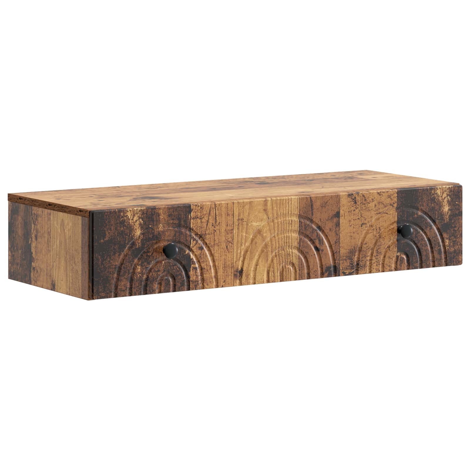 Glossy Wall-Mounted Side Table 59 x 34.5 x 17 cm