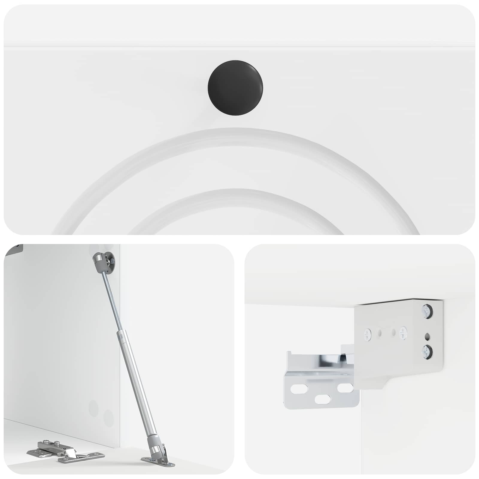 Mueble para TV de pared Brillante 59,5 x 31 x 30 cm