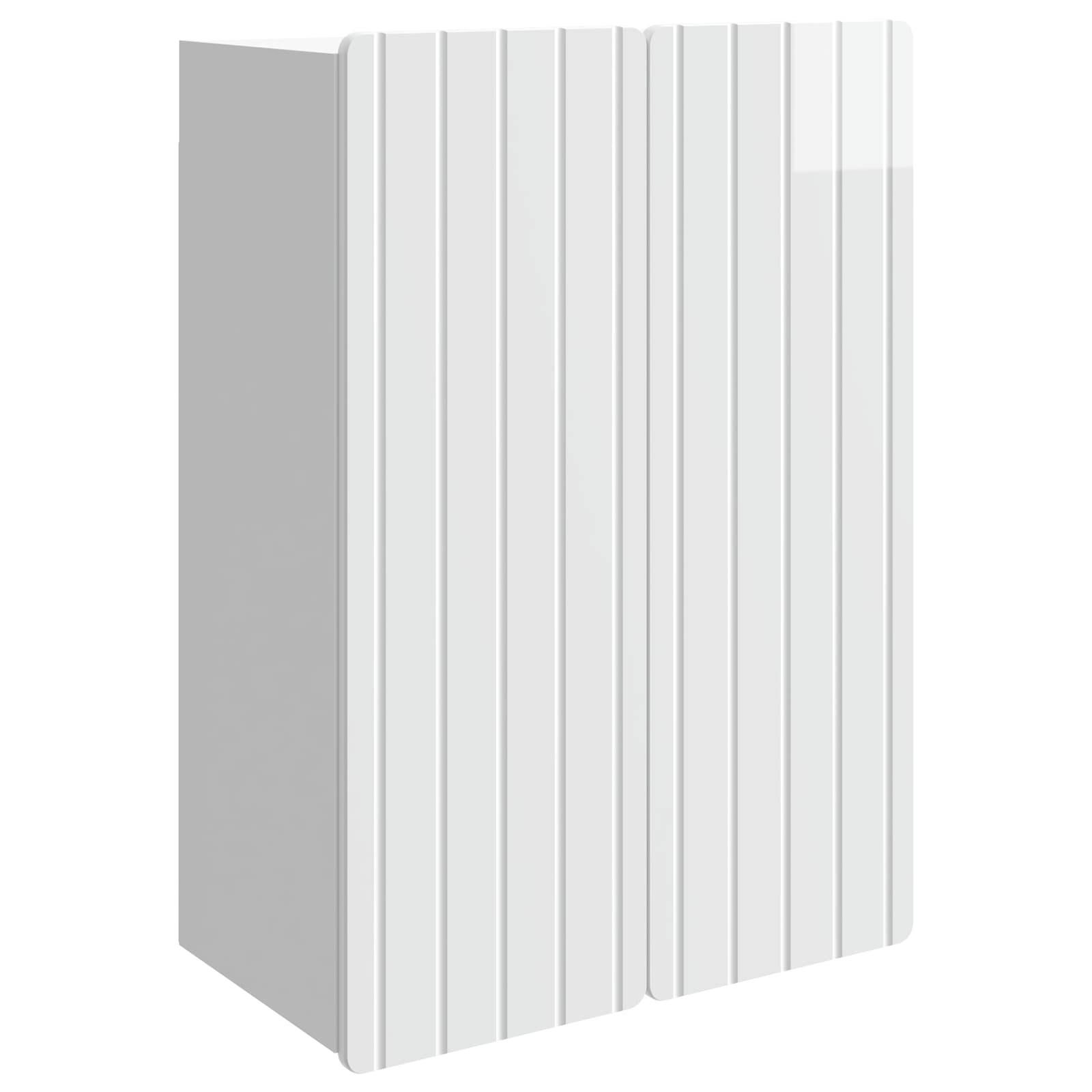 Armario de pared Blanco Brillante 33 x 34,5 x 90 cm