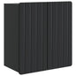 Armario de pared Negro 33 x 34,5 x 90 cm Madera de ingeniería